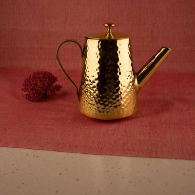 Frustum Brass Teapot