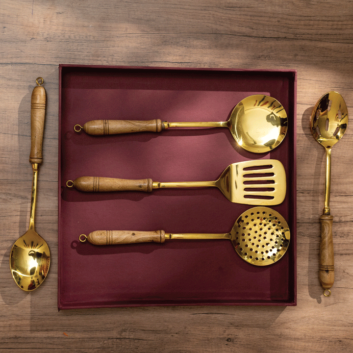 Set of Brass Ladles