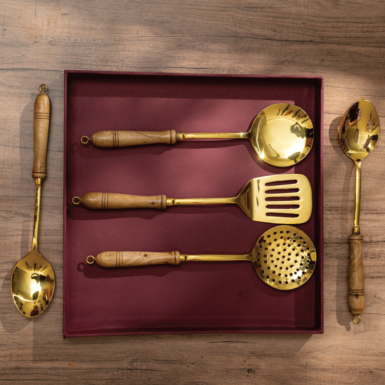 Set of Brass Ladles